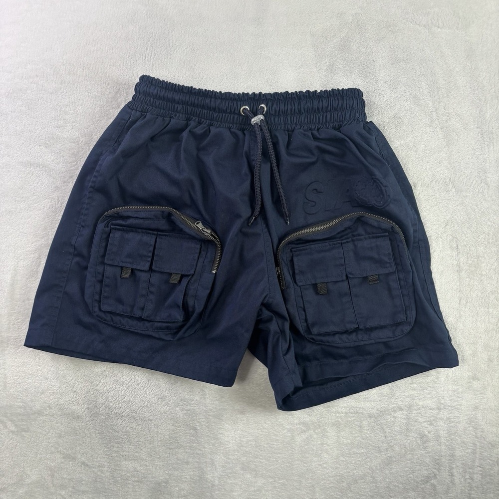 Somewhere in America Blue Activewear Athletic Streetwear Shorts Men's Medium